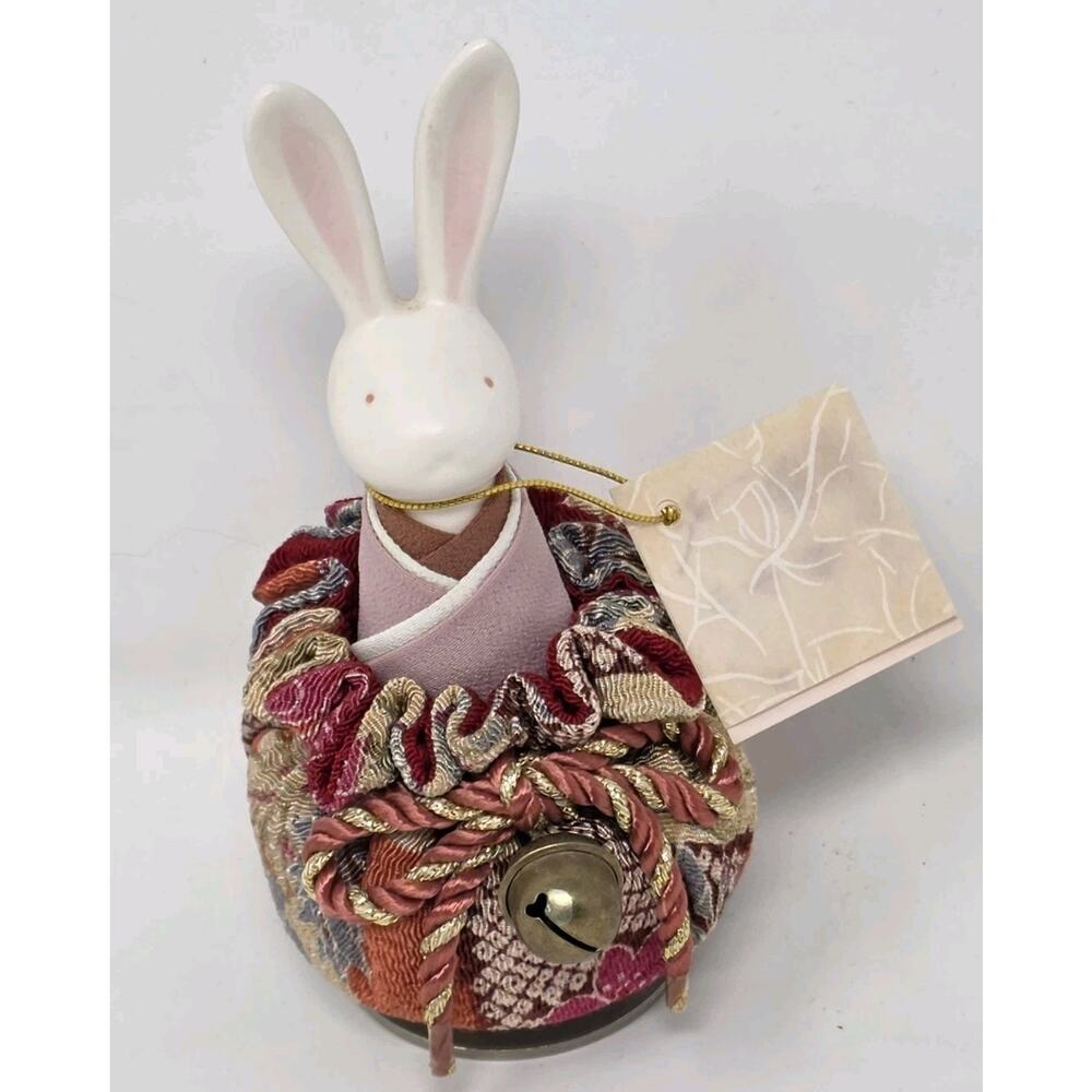 Usagi Kimono Music Box Rabbit Japanese Fine Art Japan